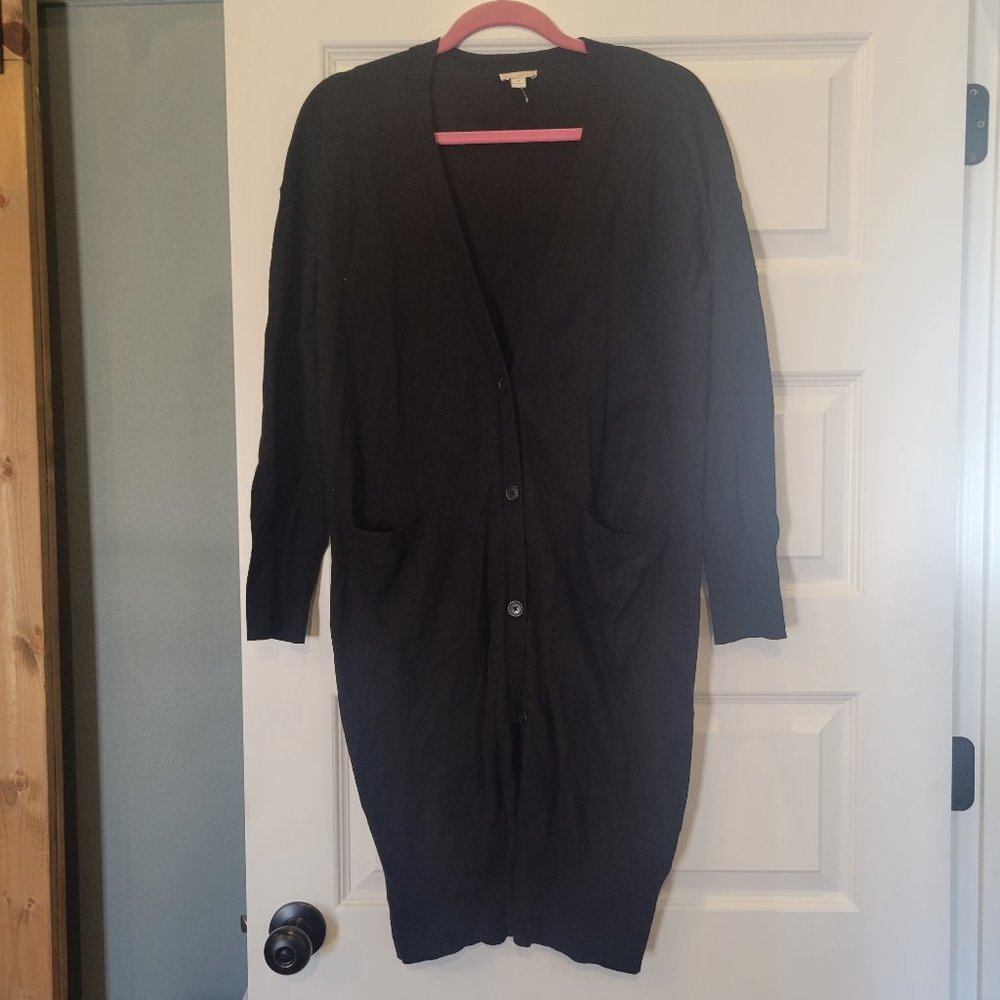 Black cardigan